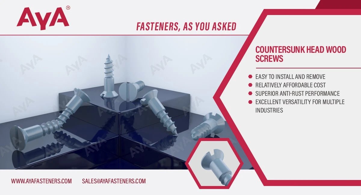product-1200-650 Countersunk Head Wood Screws-advantages